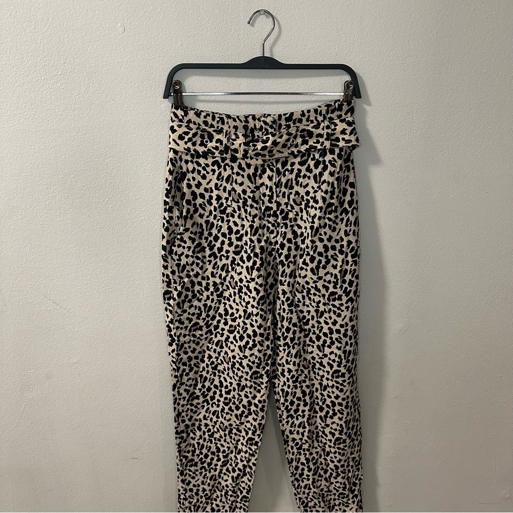 Zara Leopard Pants